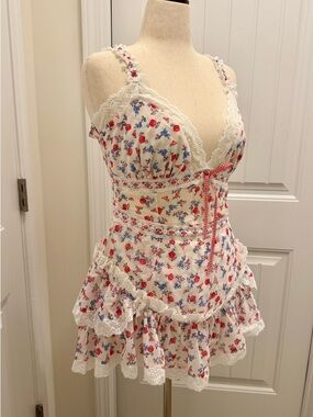 NWT (XL) For Love & Lemons Ditsy Day Festival Dress